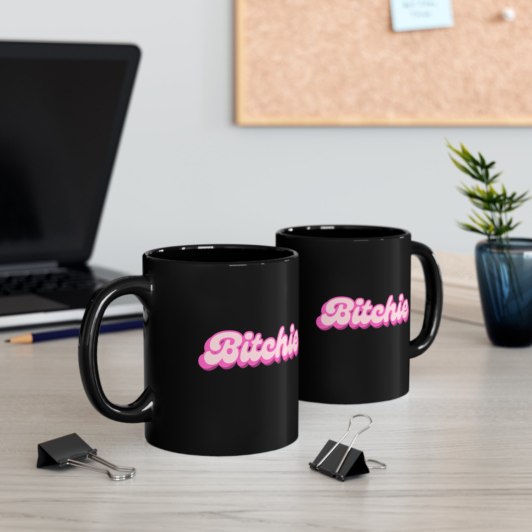  Bitchie (Barbie) Funny Female Empowerment Black 11oz Coffee Mug, Coffee Mug for Her, Gift For Her Mug