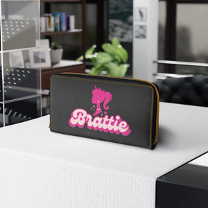 Barbie-Themed Brattie (Silhouette) Wallet, Zipper Pouch, Coin Purse, Zippered Wallet, Cute Purse