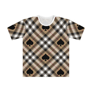  Beau Beige Ace of Spades Men's Loose T-shirt All Over Prints5XL