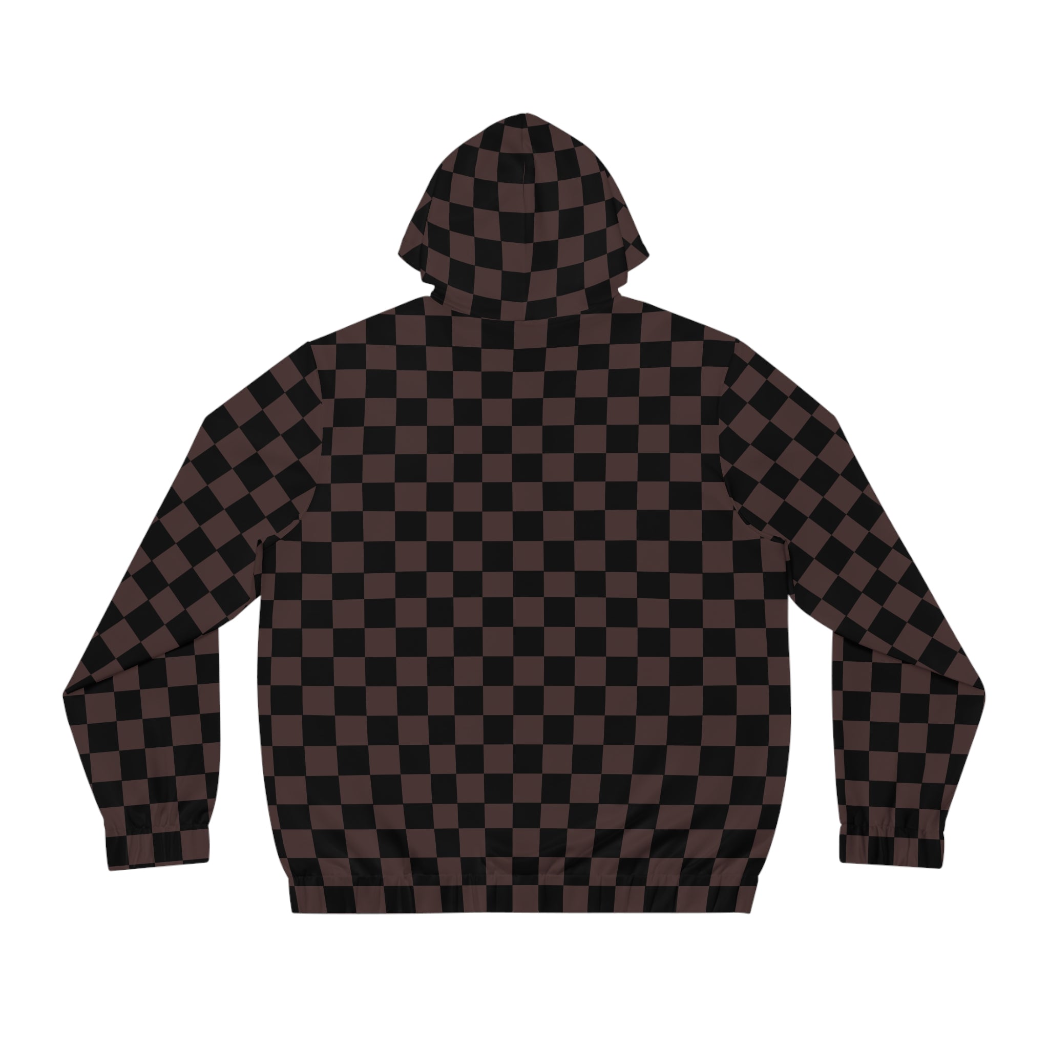 Designer Collection Check Mate (Brown) Unisex Zip Hoodie All Over Prints  The Middle Aged Groove