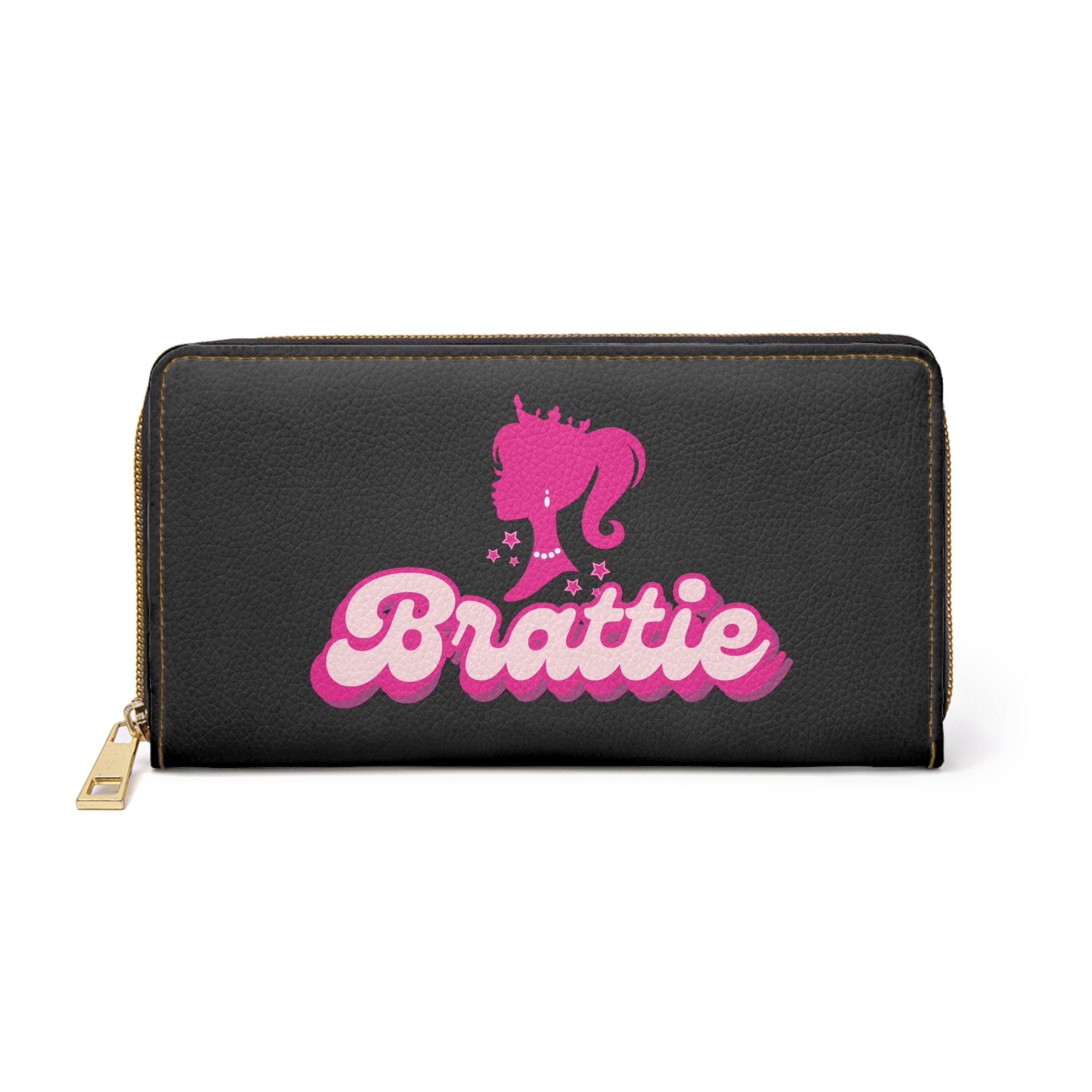 Barbie-Themed Brattie (Silhouette) Wallet, Zipper Pouch, Coin Purse, Zippered Wallet, Cute Purse