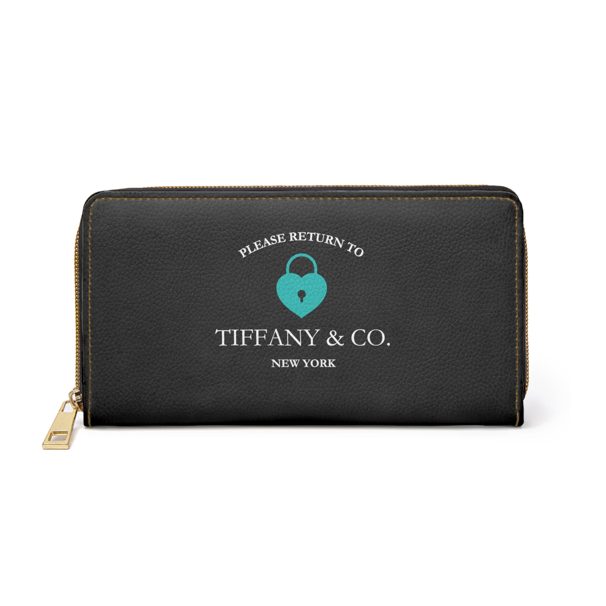 Tiffany and Co. (Lock) Designer inspired Ladies Wallet, Zipper Pouch, Coin Purse, Zippered Wallet, Cute Purse Accessories One-size-White The Middle Aged Groove