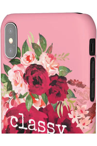 CLASSY AS FUCK (Petal Pink) Pro-Aging Feminist Snap Phone Case