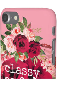 CLASSY AS FUCK (Petal Pink) Pro-Aging Feminist Snap Phone Case