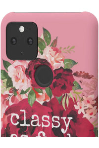 CLASSY AS FUCK (Petal Pink) Pro-Aging Feminist Snap Phone Case