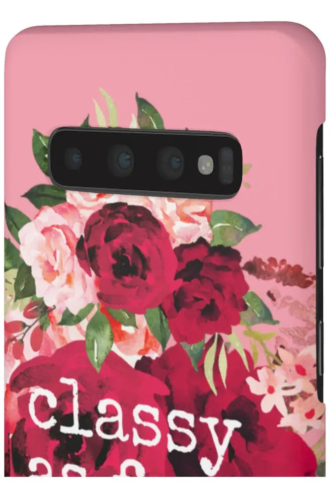 CLASSY AS FUCK (Petal Pink) Pro-Aging Feminist Snap Phone Case