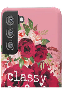 CLASSY AS FUCK (Petal Pink) Pro-Aging Feminist Snap Phone Case