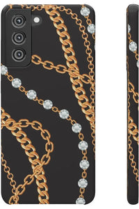 Groove Designer Collection (Chains + Diamonds) Snap Phone Case