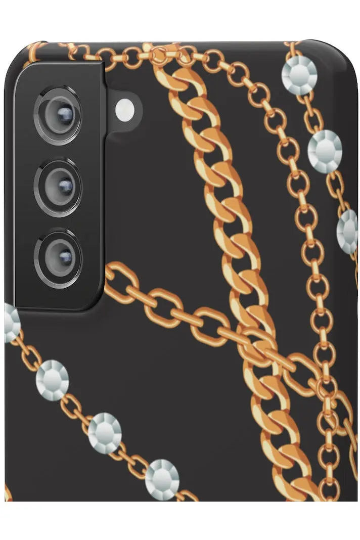 Groove Designer Collection (Chains + Diamonds) Snap Phone Case