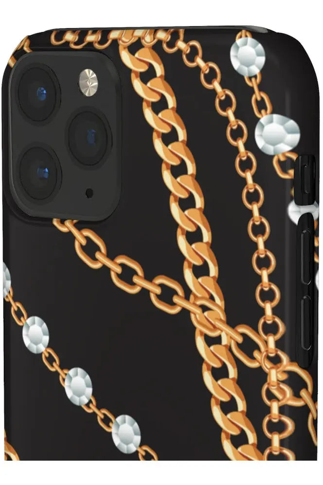 Groove Designer Collection (Chains + Diamonds) Snap Phone Case