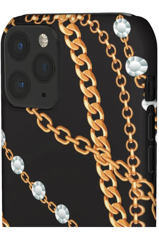 Groove Designer Collection (Chains + Diamonds) Snap Phone Case