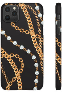 Groove Designer Collection (Chains + Diamonds) Snap Phone Case