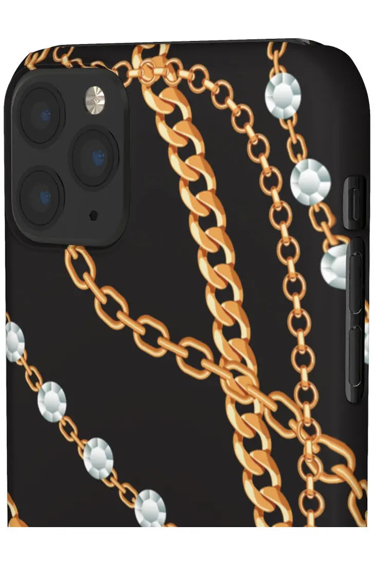 Groove Designer Collection (Chains + Diamonds) Snap Phone Case