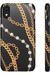 Groove Designer Collection (Chains + Diamonds) Snap Phone Case