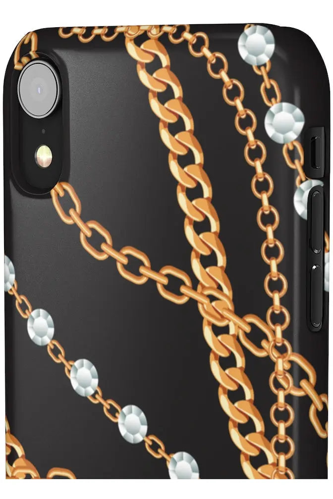 Groove Designer Collection (Chains + Diamonds) Snap Phone Case