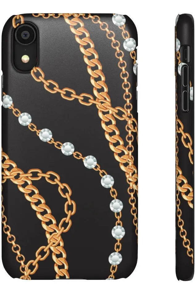 Groove Designer Collection (Chains + Diamonds) Snap Phone Case