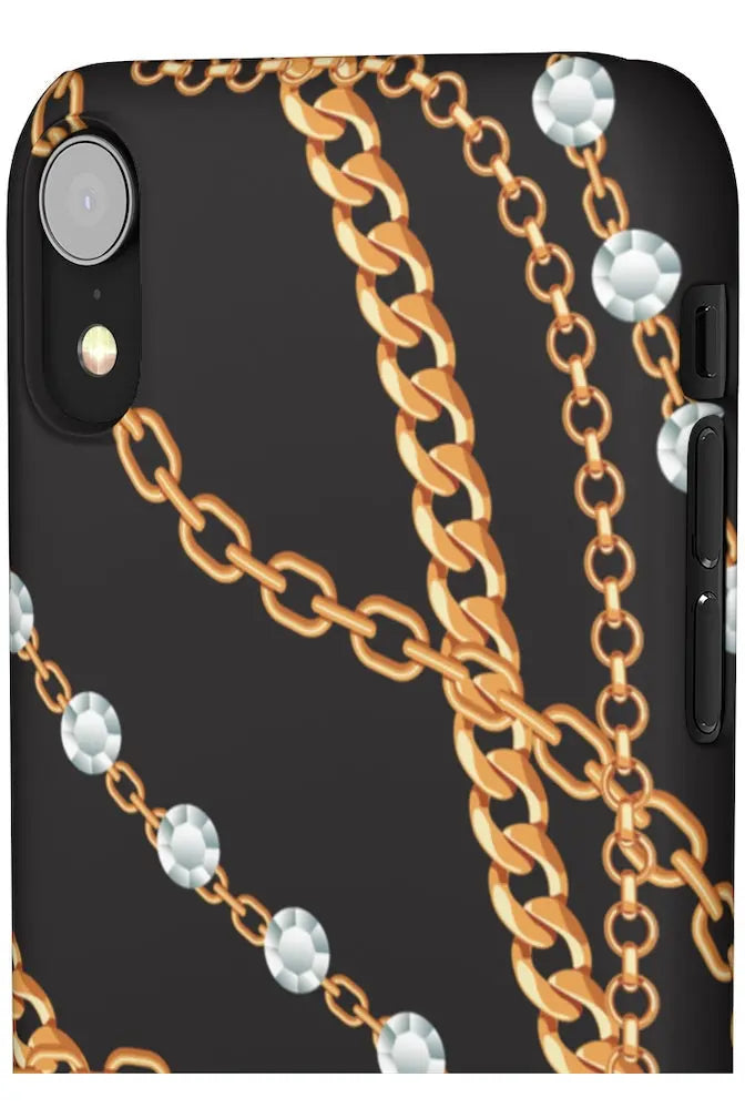 Groove Designer Collection (Chains + Diamonds) Snap Phone Case