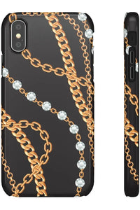 Groove Designer Collection (Chains + Diamonds) Snap Phone Case