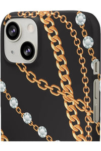 Groove Designer Collection (Chains + Diamonds) Snap Phone Case