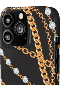 Groove Designer Collection (Chains + Diamonds) Snap Phone Case