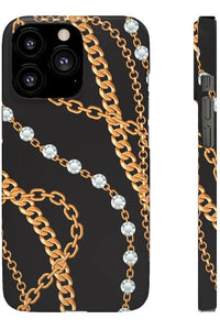 Groove Designer Collection (Chains + Diamonds) Snap Phone Case