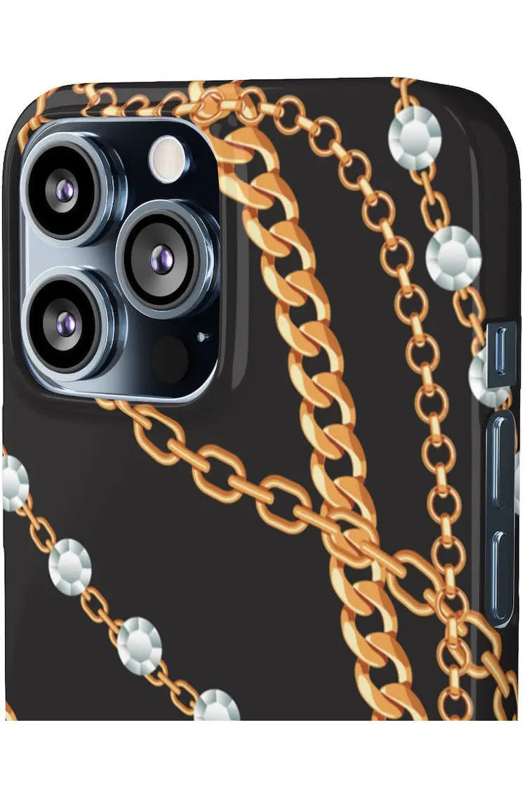 Groove Designer Collection (Chains + Diamonds) Snap Phone Case