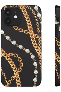 Groove Designer Collection (Chains + Diamonds) Snap Phone Case