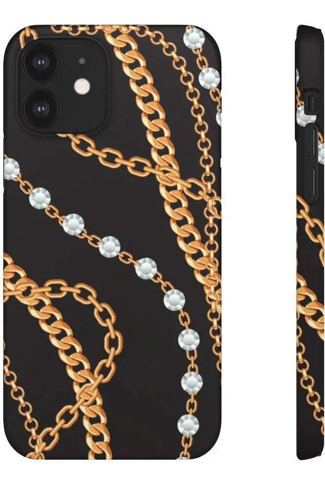 Groove Designer Collection (Chains + Diamonds) Snap Phone Case