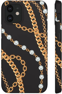 Groove Designer Collection (Chains + Diamonds) Snap Phone Case