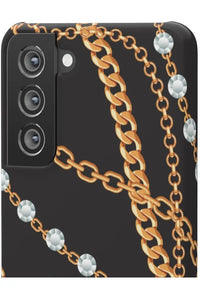 Groove Designer Collection (Chains + Diamonds) Snap Phone Case