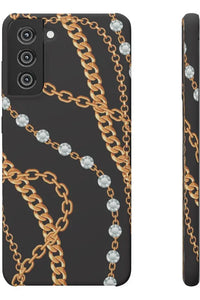 Groove Designer Collection (Chains + Diamonds) Snap Phone Case