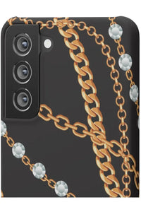 Groove Designer Collection (Chains + Diamonds) Snap Phone Case