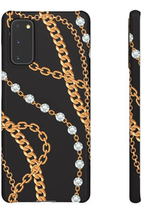 Groove Designer Collection (Chains + Diamonds) Snap Phone Case