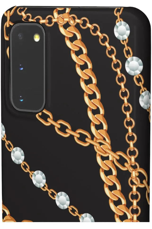 Groove Designer Collection (Chains + Diamonds) Snap Phone Case