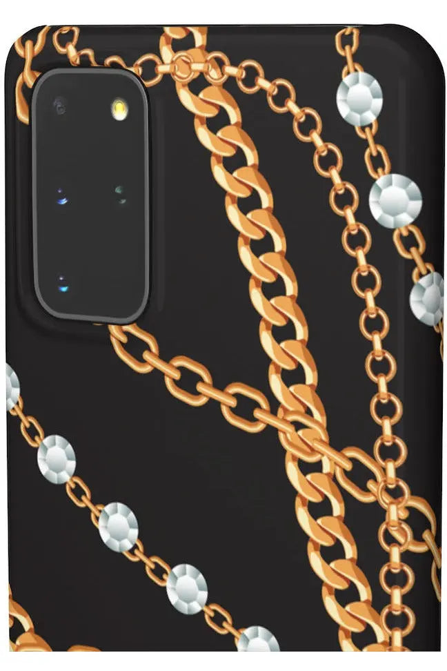 Groove Designer Collection (Chains + Diamonds) Snap Phone Case