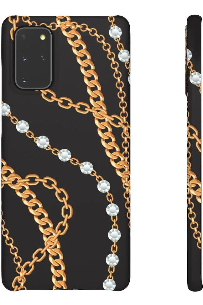 Groove Designer Collection (Chains + Diamonds) Snap Phone Case