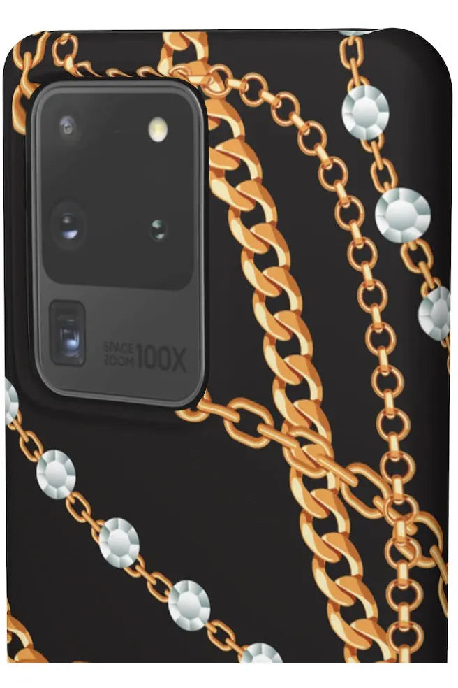 Groove Designer Collection (Chains + Diamonds) Snap Phone Case