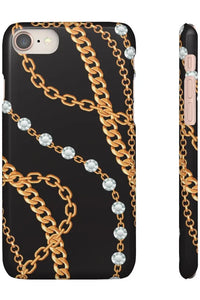 Groove Designer Collection (Chains + Diamonds) Snap Phone Case