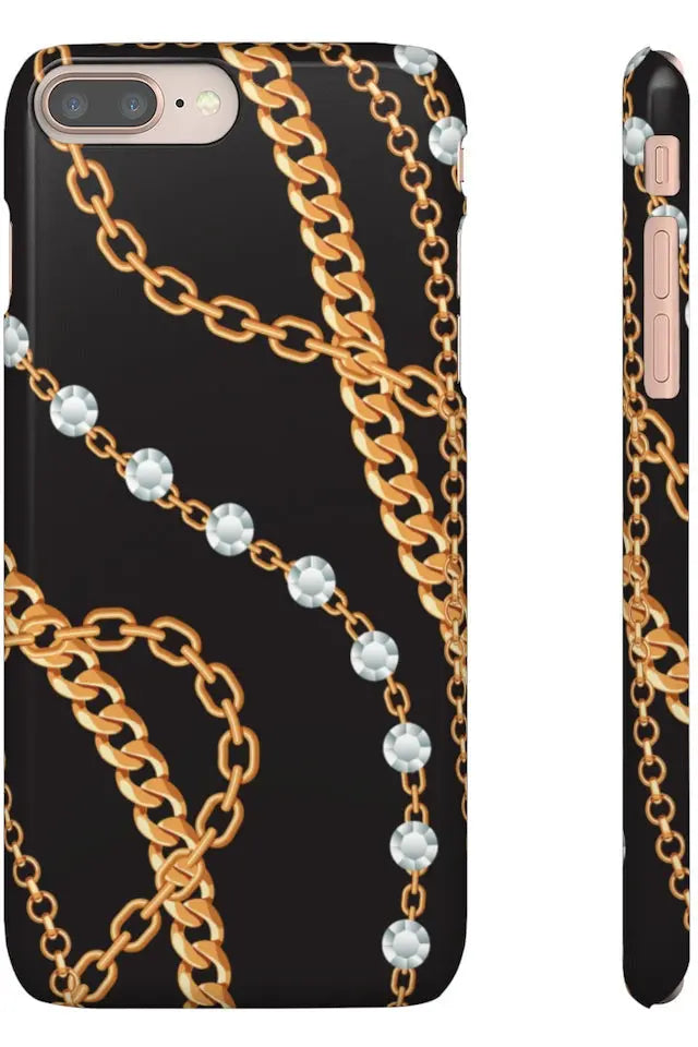 Groove Designer Collection (Chains + Diamonds) Snap Phone Case