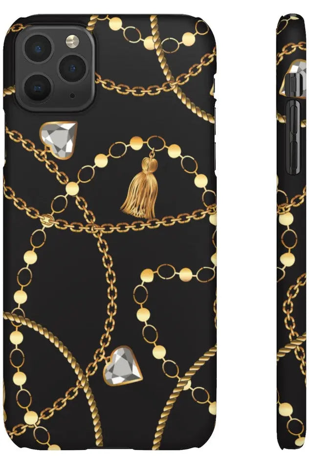 Groove Designer Collection (Tassels + Hearts) Snap Phone Case