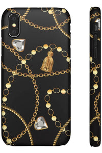 Groove Designer Collection (Tassels + Hearts) Snap Phone Case