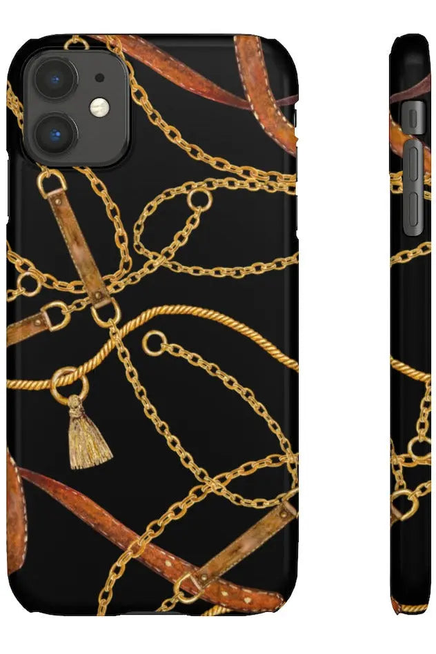 Groove Designer Collection (Tassles + Leather) Snap Phone Case