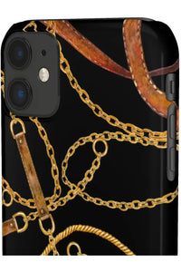 Groove Designer Collection (Tassles + Leather) Snap Phone Case