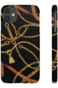 Groove Designer Collection (Tassles + Leather) Snap Phone Case