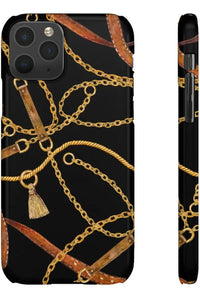 Groove Designer Collection (Tassles + Leather) Snap Phone Case