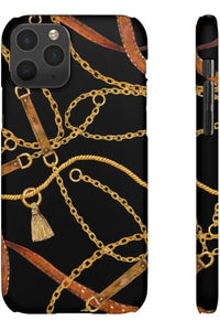 Groove Designer Collection (Tassles + Leather) Snap Phone Case