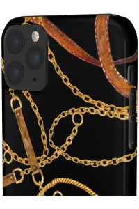 Groove Designer Collection (Tassles + Leather) Snap Phone Case