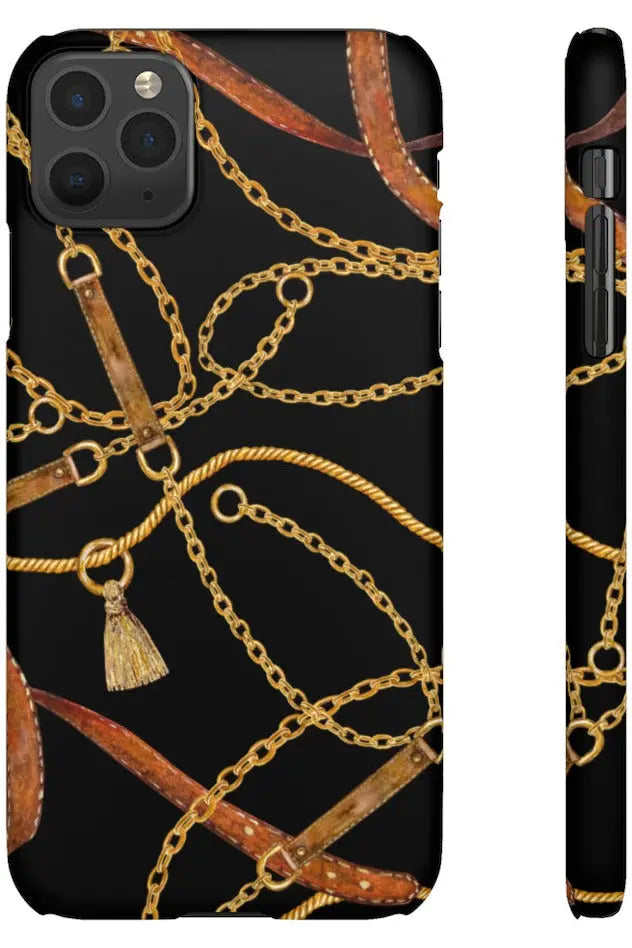 Groove Designer Collection (Tassles + Leather) Snap Phone Case