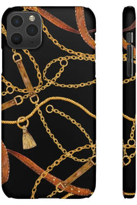 Groove Designer Collection (Tassles + Leather) Snap Phone Case