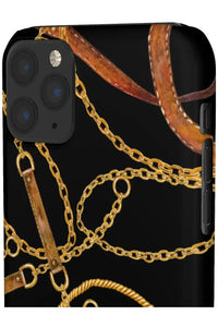 Groove Designer Collection (Tassles + Leather) Snap Phone Case